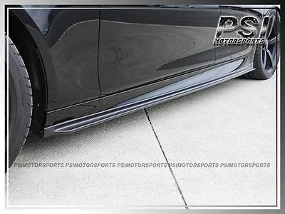 3D Style Carbon Fiber Side Skirts Extension Lip 12-16 BMW F10 5-Series M5 Only • $429