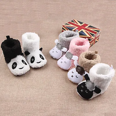 $10.15 • Buy Infant Warm Boots Prewalker Baby Plush Boys Shoes Baby Cowboy Boots For Boys
