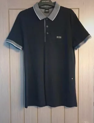 Mens Hugo Boss Polo Shirt Size Medium Excellent Condition  • £15