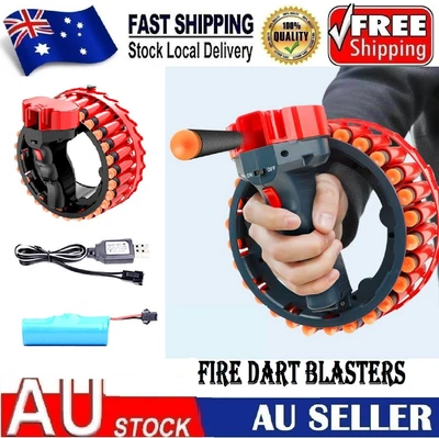 $39.99 • Buy Electric Rapid Fire Dart Blasters Safe Soft Bullet Automatic Shooting Kids Teens
