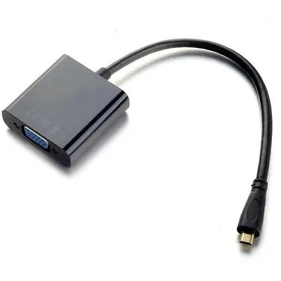 1080P Micro HDMI To VGA Cable Monitor Projector For Microsoft Surface RT RT 2 • $5.11