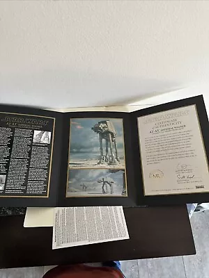 Master Replicas AT-AT Star Wars Certificate Of Authenticity • $290