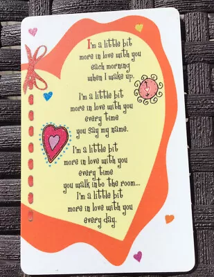 £1.75 • Buy Purse/Wallet  Size Keepsake Sentiments Cards “In Love”  NEW