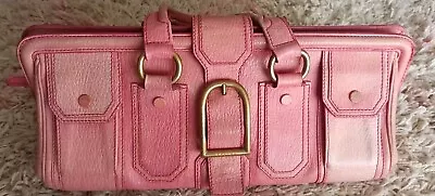 Vintage CELINE Large Handbag Doctors Type Pink  • $250