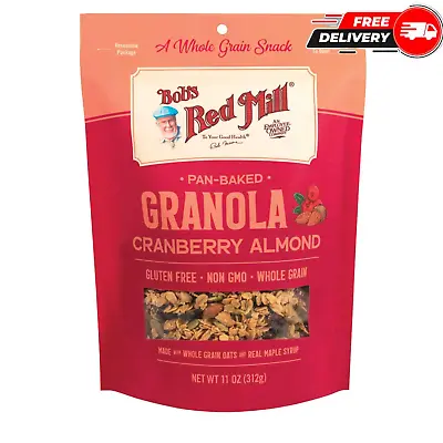 Bob's Red Mill Pan-Baked Granola Cranberry Almond 11 Ounce • $15.45