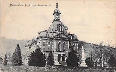 McKean County Court House Smethport Pa. Posted 1908 • $5.99