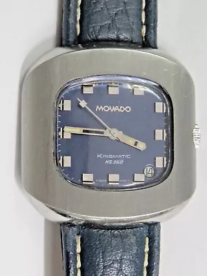 Movado Model HS 360 Stainless Vintage 70's Kingmatic Sub-sea Automatic Watch • $750