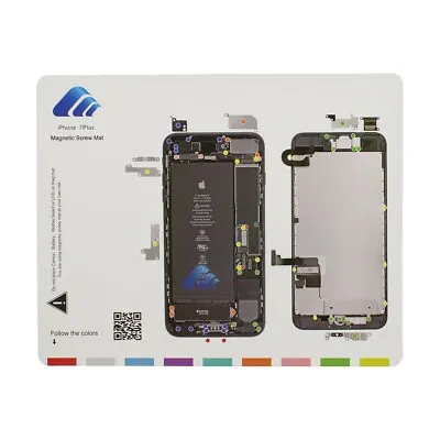 Magnetic Screw Mat For IPhone 7 Plus Phone Repair Disassembly Guide • £6.99