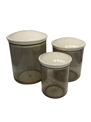$34.99 • Buy FoodSaver Snail Vacuum Canisters 80 Oz 50 Oz  25 Oz SET 3 KY-135 KY-124 KY-114