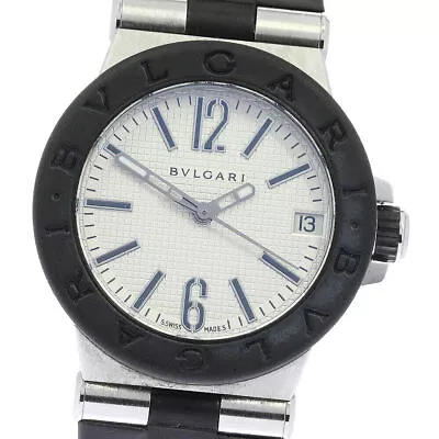 BVLGARI Diagono DG29SV Date Silver Dial Quartz Ladies Watch_812430 • $1447.25