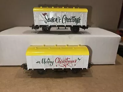 Marklin Lot Of Two HO Scale  Christmas Freight Car  • $42.88