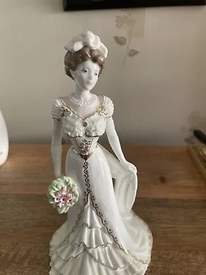 Coalport Golden Age Charlotte Figurine • £10