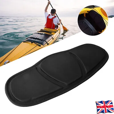 Outdoor Kayak Backrest EVA Canoe Boat Back Strap Backrest Back Cushion Pad Black • £15.63