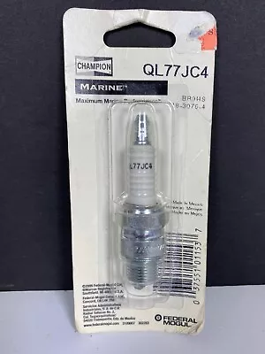 QL77JC4 Champion Marine Spark Plugs Brand New - Replaces BR9HS • $8.89