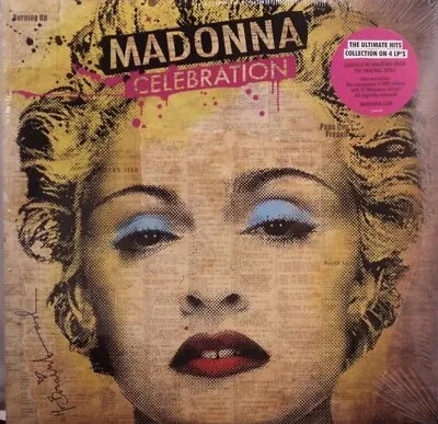 ‘Celebration’ Madonna 4LP Vinyl 2009 Compilation SEALED! RARE!🔥 Preorder • $182.90