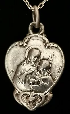 Rare Vintage Sterling Silver Jesus With Child (signed)  • £25