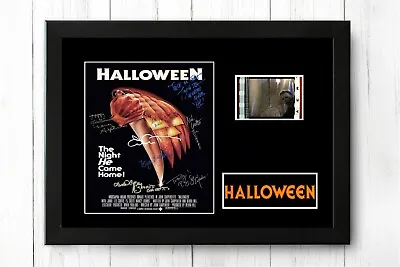 Halloween Framed Film Cell  Display Stunning New Signed • $19.90