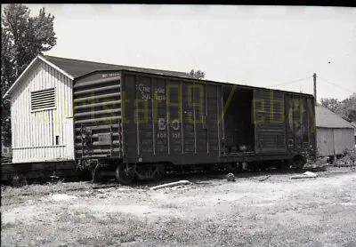 BO Baltimore & Ohio Chessie Box Car #486356 - Vintage Railroad Negative • $19.45