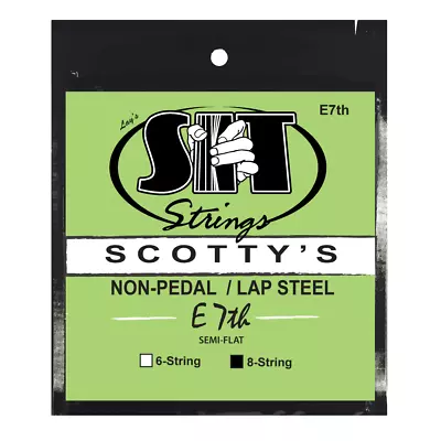 SIT Strings SC8E7TH Scotty's Lap Steel E7th Silencer Semi-Flat Nickel (8-string) • $10.99