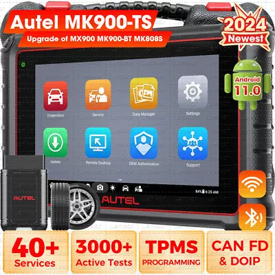 2024 Autel MaxiCOM MK900TS TPMS Sensor Programming Diagnostic Scanner MP900-TS • $849