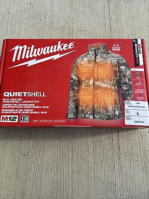 Milwaukee M12 224C-21L Heated Jacket Full-Zip Size Large - Camouflage • $190