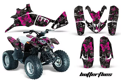 ATV Graphics Kit Quad Decal Wrap For Polaris Predator 90 2003-2007 BTTRFLY P K • $129.95