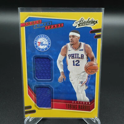 $19.95 • Buy 2020-21 Nba Panini Absolute Memorabilia Tobias Harris Tools Of The Trade Card