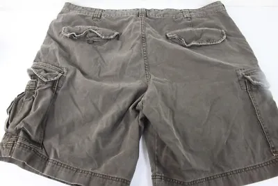 Merona Men's 44W X 10L Brown Cargo Jean Shorts  #C925 • $7.95