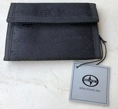 Scion Hook & Loop Black Wallet! New / Sealed • $8.75