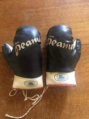 Vintage  Super Peanut  Boxing Gloves By Columbus  Rare. • $30