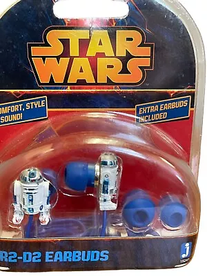 Lucasfilm Headphones Collectible Star Wars R2-D2 Earbuds Earphones 2013 NEW • $19