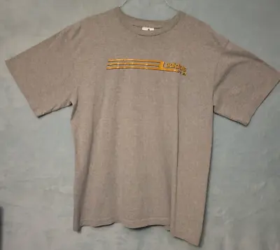 Adidas Three-Stripe Graphic Print T-Shirt Size Large Vintage • $14.86