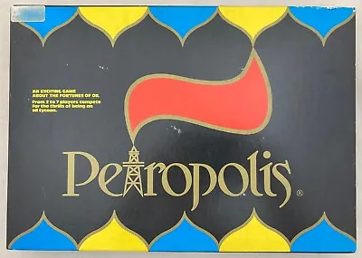 Petropolis - Vintage Oil Tycoon Board Game - Bendy Toys / Newfield - 1980's • £20