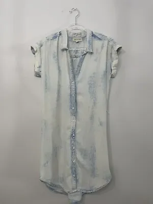 Cloth & Stone Acid Wash Button Down Dress Size XS • £24.33