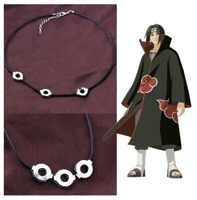 Naruto Anime Itachi Uchiha Necklace Akatsuki Costume Cosplay • $10.99