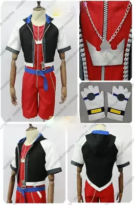 £63.59 • Buy Kingdom Hearts 2.5 HD Remix Sora Cosplay Costume Ver.2 Helloween