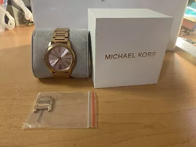 Michael Kors Hartman Watch Women Rose Gold Tone 38mm New Battery 6  • $49