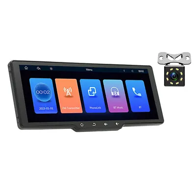 Radio Car Stereo Carplay Player 10.26in Monitor Bluetooth Mirror Link W/Camera • $122.30