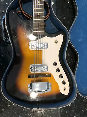 Silvertone Electric Guitar 60s Vintage With Case MADE IN USA! • $1200