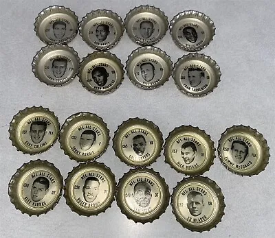 17 Vintage NFL All Stars Football Coke Coca Cola & Tab Bottle Caps Tarkenton • $42.99