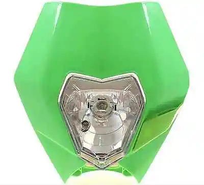 Green Universal Motorcycle Headlight For Kawasaki Suzuki Yamaha  Dirt Bike DS • $24.82