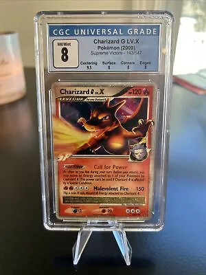 Charizard G Lv.X 143/147  Holo CGC 8 Supreme Victors Pokemon • $249.99