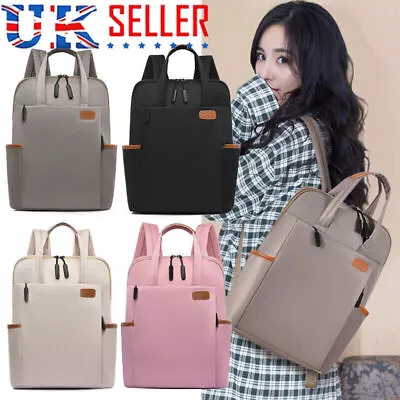 Women Girls Laptop Backpack Rucksack Shoulder Bag Work Travel School Teenager UK • £11.89