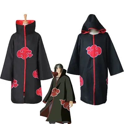 $20.50 • Buy Animer Cosplay Costume Akatsuki Itachi Cloak Quality Anime Convention OBOAXshBP