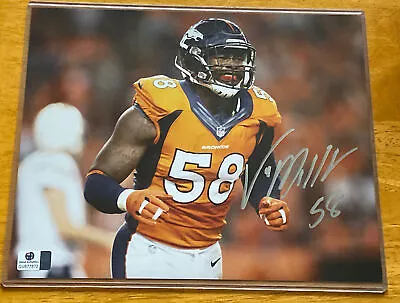 VON MILLER BUFFALO BILLS AUTOGRAPH SIGNED BRONCOS 8x10 PHOTO GA CERTIFIED COA • $49.99