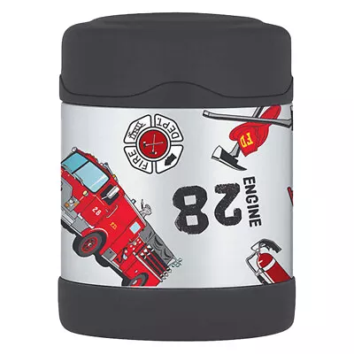 Thermos Funtainer 290ml Stainless Steel Insulated Food Jar Container Fire Truck • $35