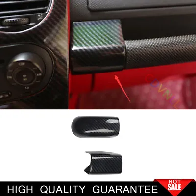 Fit For VW Beetle 2003-2012 Carbon Fiber Car Co-Pilot Dashboard Cover Trim 2PCS • $35.48