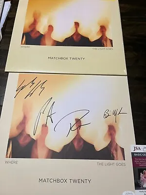 Autographed Matchbox Twenty 12x12 Vimyl Insert W/ Album JSA Signed Full Band • $99