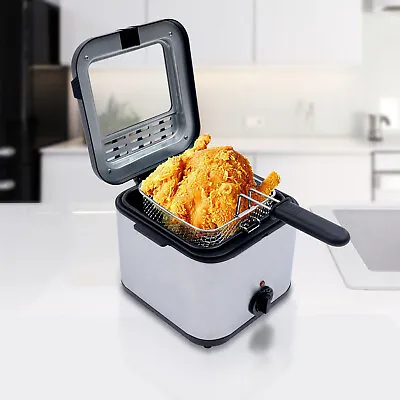 Deep Fryer French Fries Machine Household Fryer Multi-function Mini Fryer 2.5L • $42.99