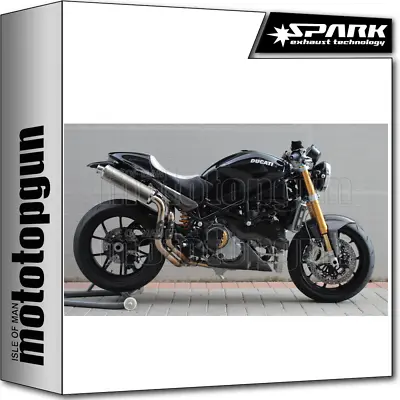 Spark 2 Exhausts Round Homologated Titanium Ducati Monster S4rs 2006 06 2007 07 • $752.28